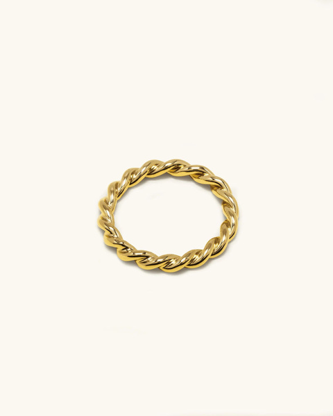 Twisted vermeil ring 3.0 Twisted vermeil ring 3.0