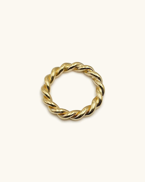 Twisted vermeil ring 4.0 Twisted vermeil ring 4.0