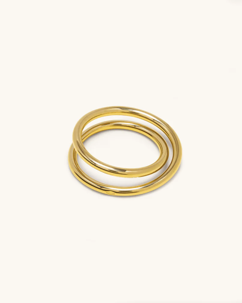 Double spiral vermeil ring 2.0 Double spiral vermeil ring 2.0