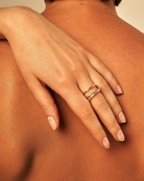 Triple spiral silver ring 2.0 Triple spiral silver ring 2.0