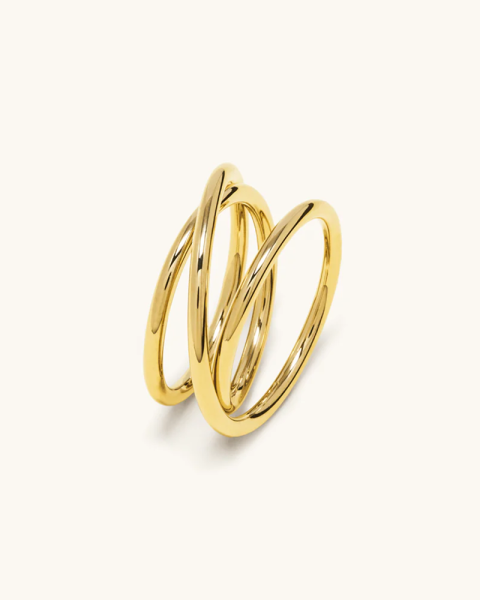 Triple spiral vermeil ring 2.0 Triple spiral vermeil ring 2.0