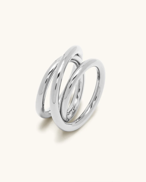 Triple spiral silver ring 3.0 Triple spiral silver ring 3.0