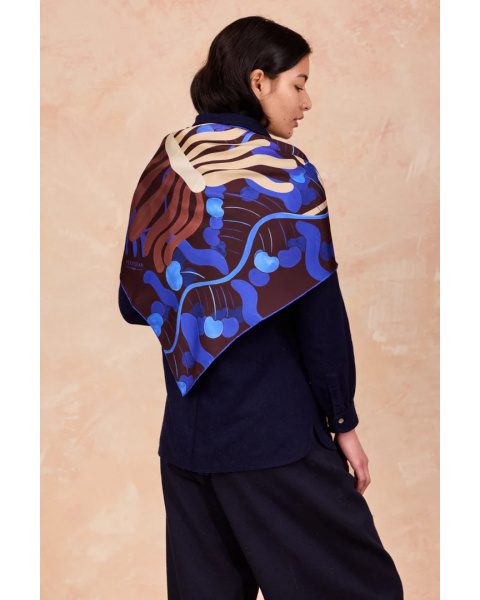 90 cm Silk Scarf Autumn Sun 90 cm Silk Scarf Autumn Sun