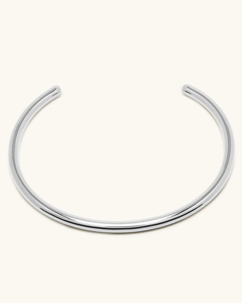 Open silver bangle 3.0 Open silver bangle 3.0