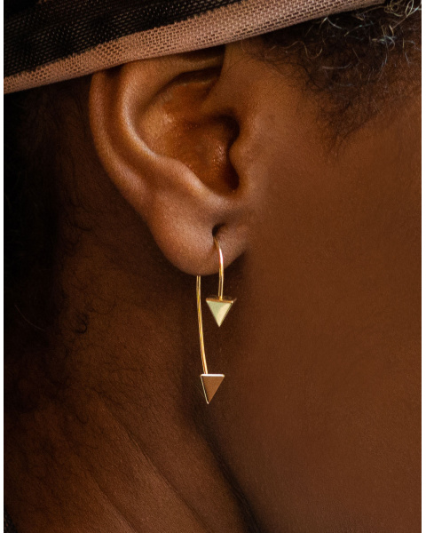 Boucle d'oreille courbe mini