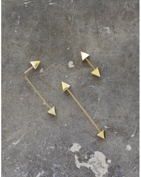 Mini vector earring
