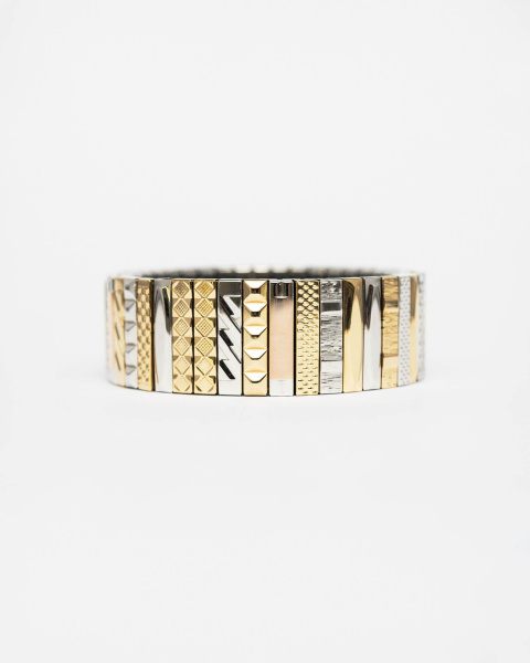 Bracelet Sig 18 Gold and Silver Bracelet Sig 18 Gold and Silver