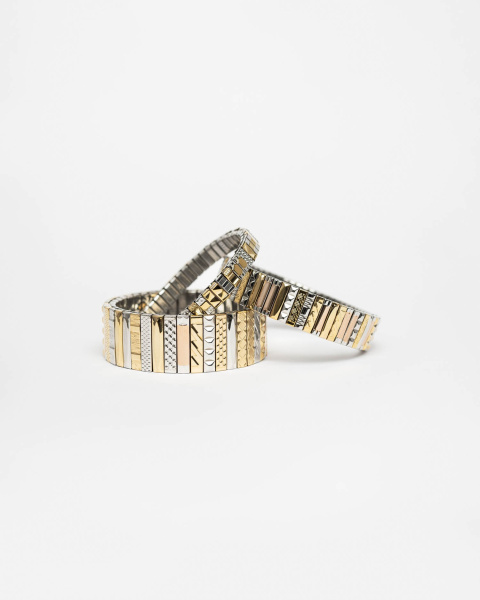 Bracelet Sig 18 Gold and Silver Bracelet Sig 18 Gold and Silver