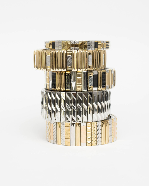 Bracelet Sig 18 Gold and Silver Bracelet Sig 18 Gold and Silver