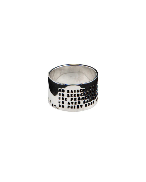 Bague Edmond Rostand "Un Baiser" Large