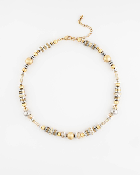 Nefertiti Necklace in Gold and Silver Nefertiti Necklace in Gold and Silver
