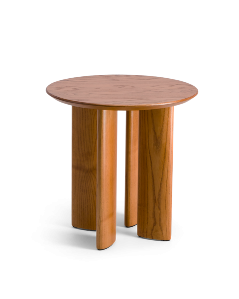 Table d'appoint frêne finition iroko Table d'appoint frêne finition iroko