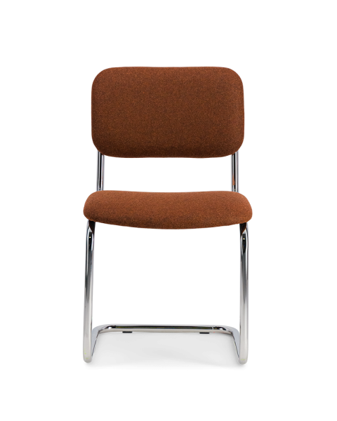 Brick Felt and Steel Chair Brick Felt and Steel Chair