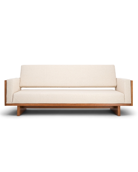 3-Seater Sofa Signora Beige Woven Fabric