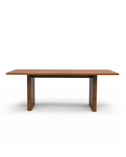Table de salle à manger frêne finition cerisier 6 places