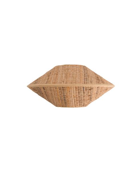 Applique rotin tressé demi soucoupe Applique rotin tressé demi soucoupe