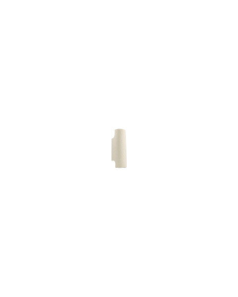 White terracotta wall lamp