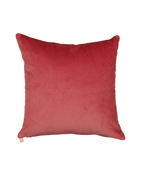 Pink Corduroy Velvet Cushion - Square