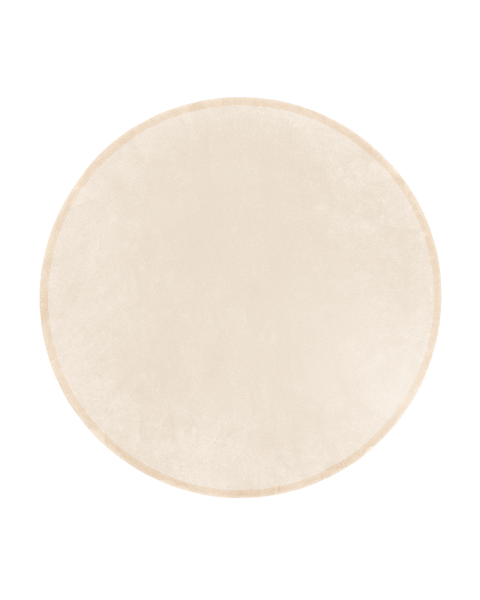 Tapis rond blanc crème laine Tapis rond blanc crème laine