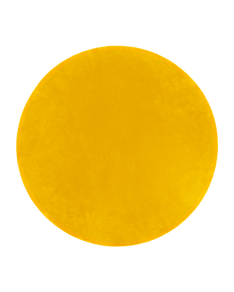 Tapis rond jaune laine Tapis rond jaune laine