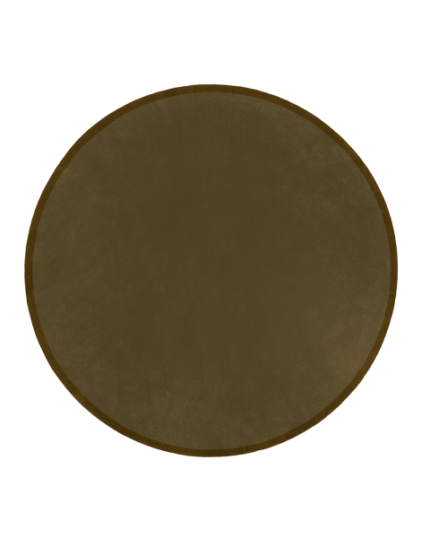 Tapis rond vert cactus laine Tapis rond vert cactus laine