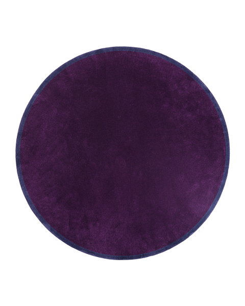 Tapis rond violet laine Tapis rond violet laine