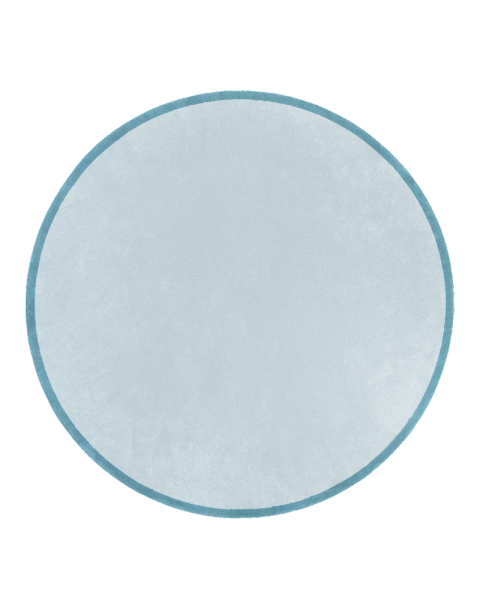 Tapis Luna bleu clair - rond Tapis Luna bleu clair - rond