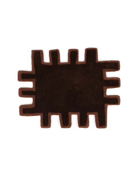 Tapis Scala marron - couloir 85 x 230 cm
