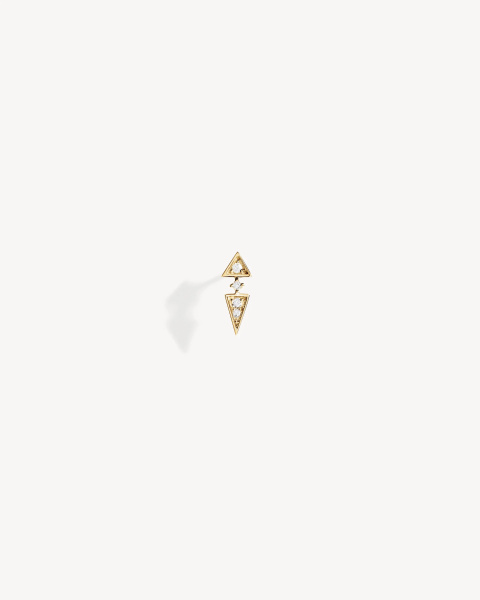 Anyway Pic Earring - Yellow Gold & Diamonds Anyway Pic Earring - Yellow Gold & Diamonds