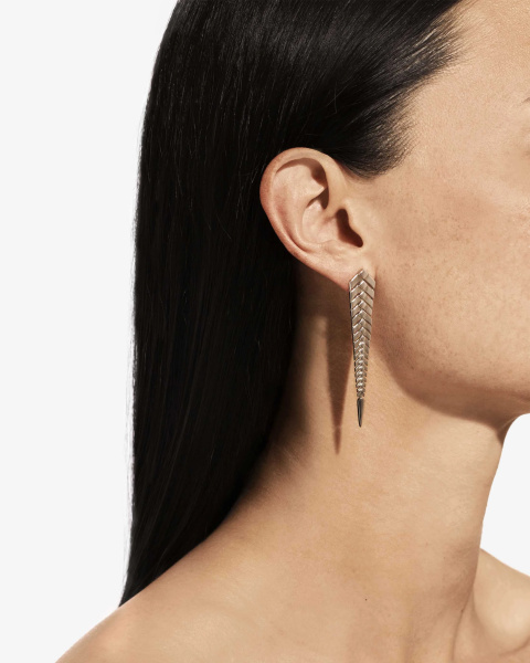 Boucle d'oreille Stairway XL - Argent
