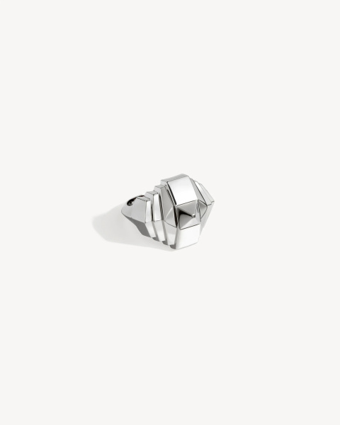 Bague Rockaway Pyramide - Argent Bague Rockaway Pyramide - Argent