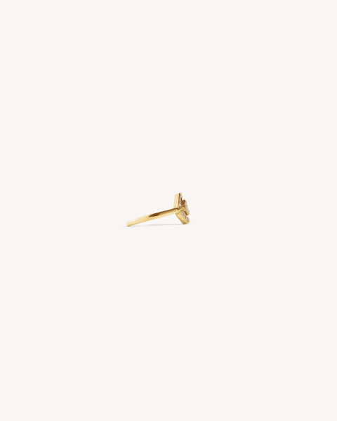 Mini My Way Ring - Yellow Gold & Diamonds