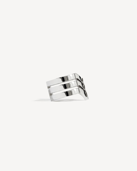 Bague Stairway 3 Rangs - Argent