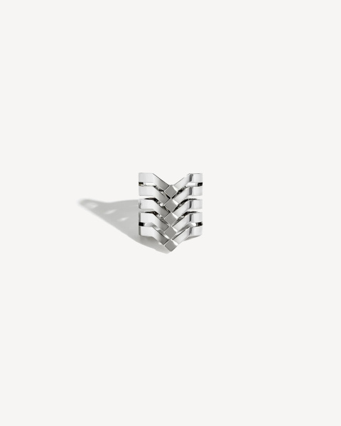 Stairway Ring 5 Rows - Silver