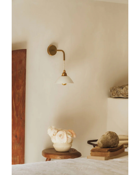 PITCHOUN - Porcelaine Biscuit - Suspension - Avec rosace en porcelaine