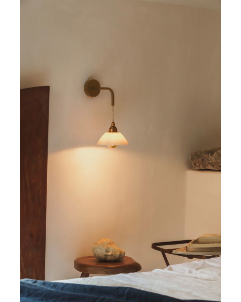 PITCHOUN - Porcelaine Biscuit - Suspension - Avec rosace en porcelaine