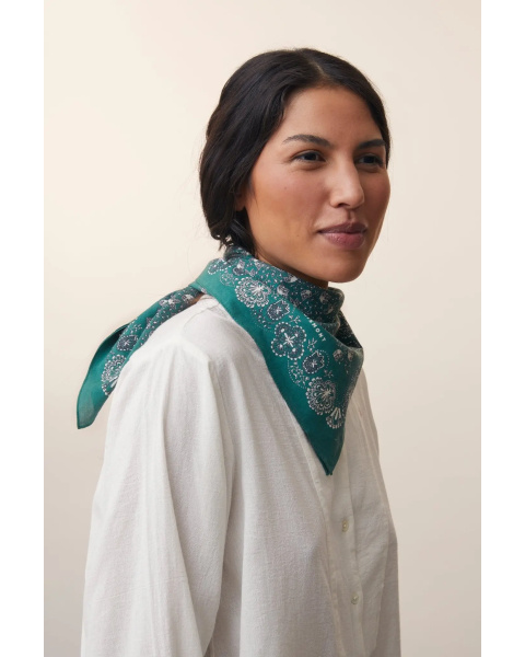 Foulard N°675 Bottle Green Foulard N°675 Bottle Green