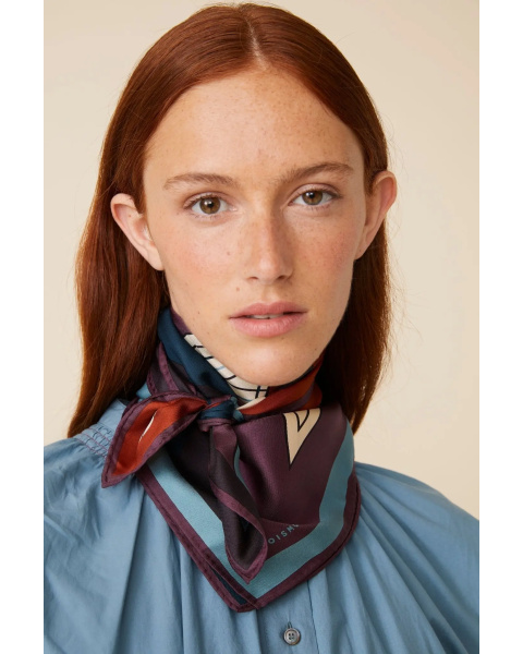 Foulard N°743 Plum Foulard N°743 Plum
