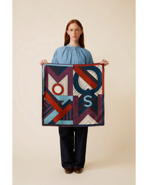 Foulard N°743 Plum Foulard N°743 Plum