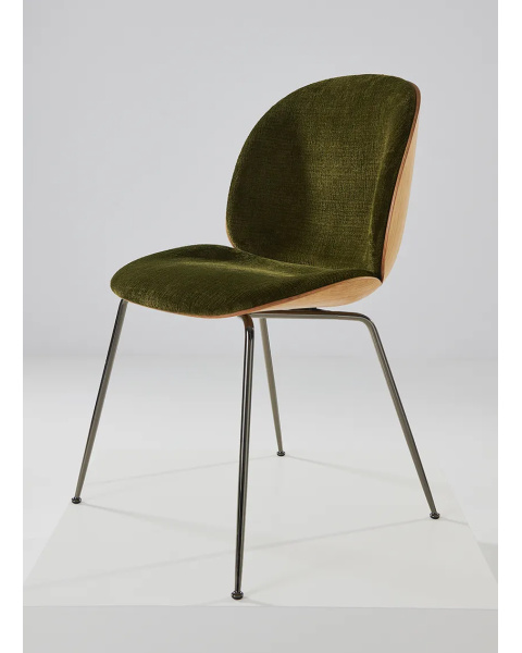 Chaise beetle velours vert Chaise beetle velours vert