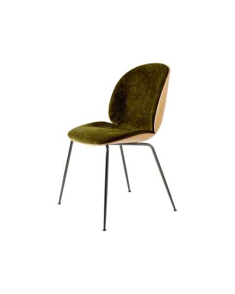 Chaise beetle velours vert Chaise beetle velours vert