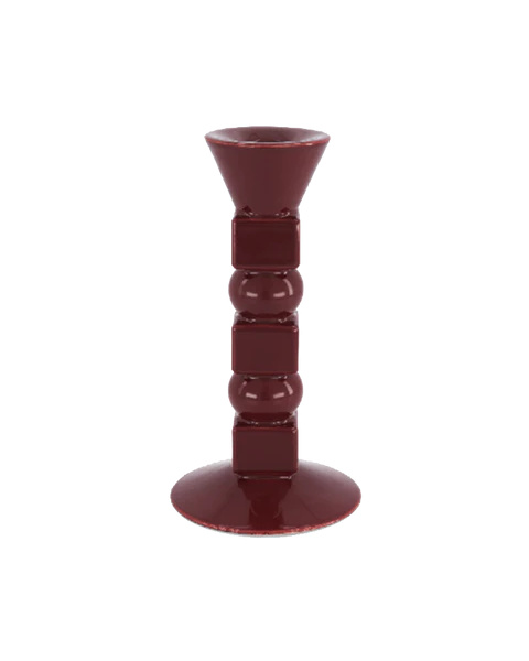 Bougeoir Anna bordeaux petit format