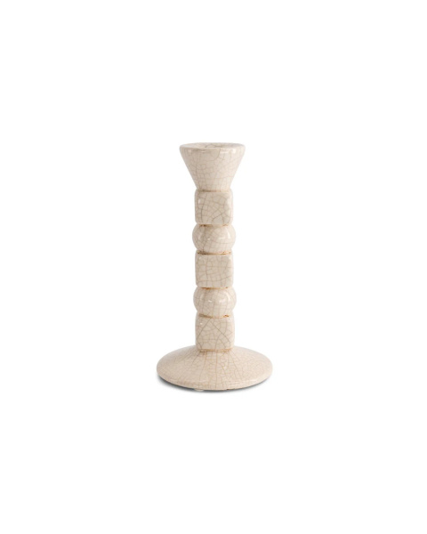 Bougeoir blanc crème céramique petit format Bougeoir blanc crème céramique petit format
