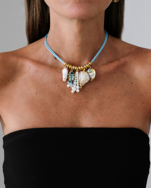 Mermaid Lagoon Charm Necklace Mermaid Lagoon Charm Necklace