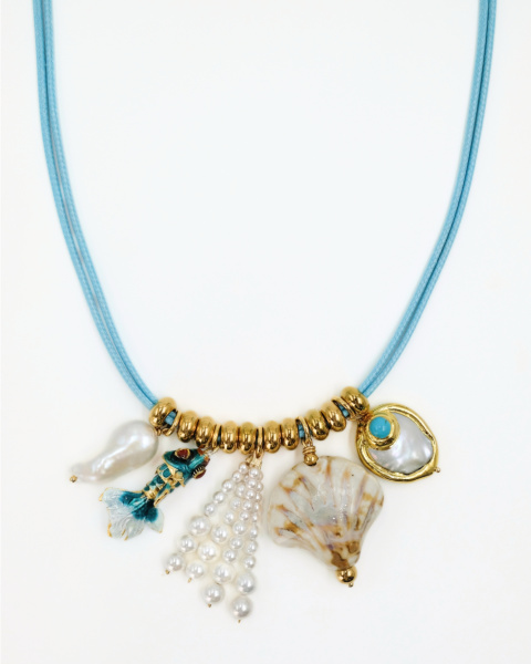 Mermaid Lagoon Charm Necklace Mermaid Lagoon Charm Necklace