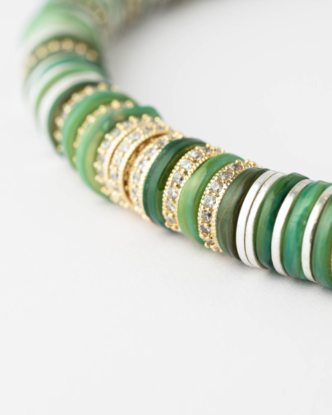 Collier Rondelle vert Collier Rondelle vert