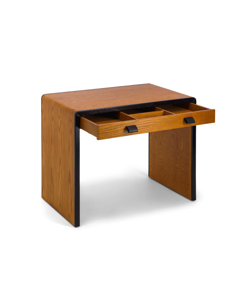 Ash desk with iroko finish Ash desk with iroko finish