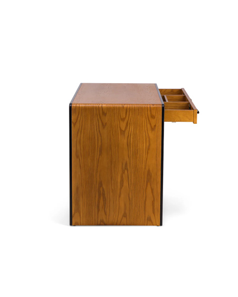 Ash desk with iroko finish Ash desk with iroko finish