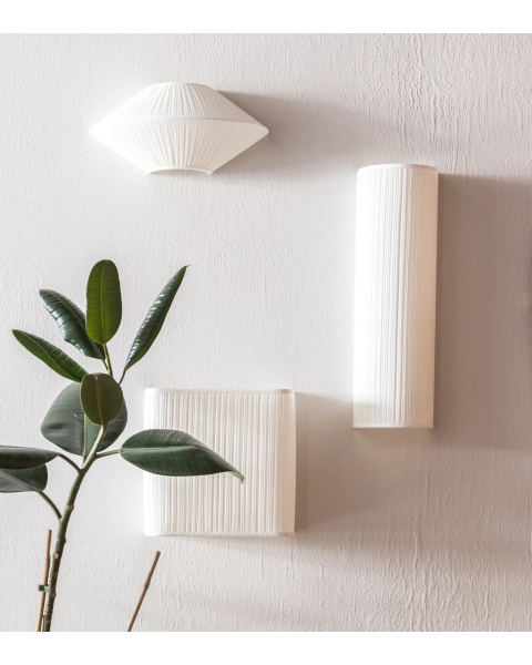 Applique blanche coton plissé demi cercle