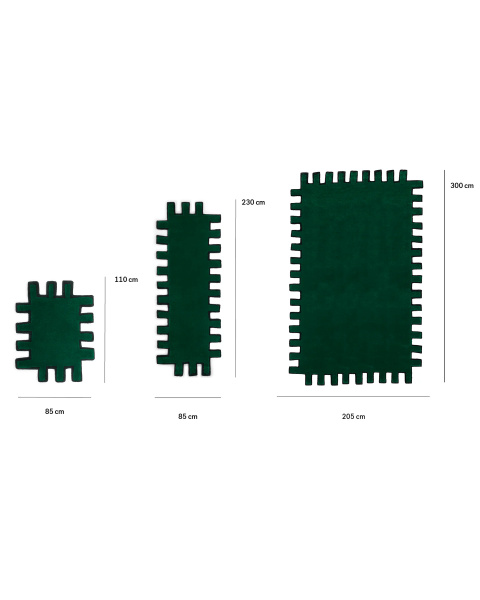 Tapis Scala jaune - couloir 85 x 230 cm